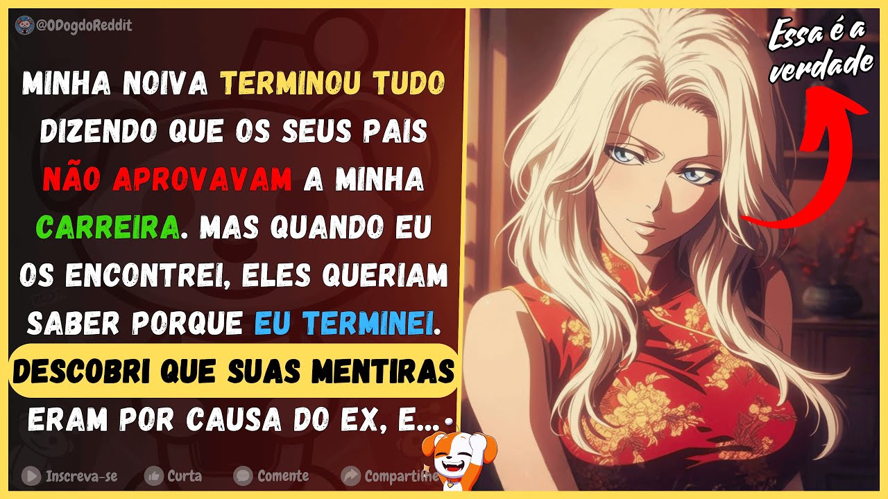 Noiva terminou tudo dizendo que os seus pais não aprovavam a minha carreira. Descobri sua mentira...