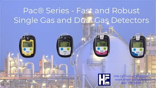 The Dräger  Pac® Mobile Gas Detection Series: Pac 6000, 6500, 8000 and 8500