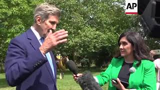Kerry on climate meeting with Biden and King Charles III