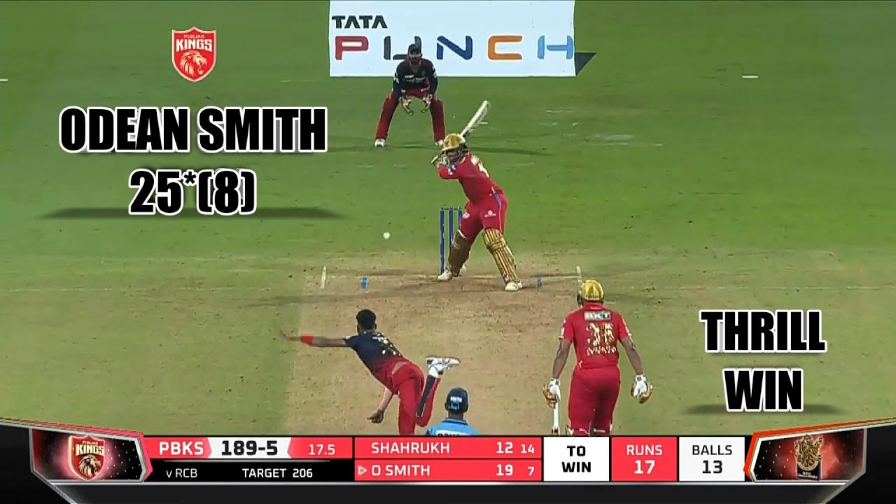 Odean Smith Batting vs Rcb | Odean Smith 25* (8) | Tata ipl 2022 | WCC 2