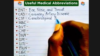 English Vocabulary Hacks, Medical Abbreviations, Amazing Food &amp; Animal Facts 🔥