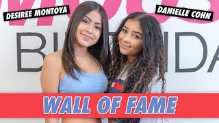 Danielle Cohn and Desiree Montoya  Wall of Fame