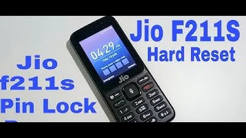 jio f211s Hard Reset  || jiophone hang jio logo  problem