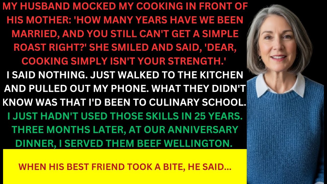 My Husband Mocked My Cooking Skills—Then He Couldn't Stop Praising What I Made for Dinner…