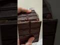 ASMR unwrapping a big hazelnut chocolate bar 🍫🌰  #candyunboxing