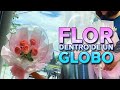 FLORES dentro de un GLOBO  |  FLOWERS inside a BALLOON