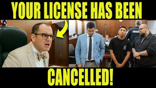 Judge Fleischer suspends his license and revoked his bond for 90 days