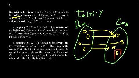 One-to-One and Onto Linear Transformations