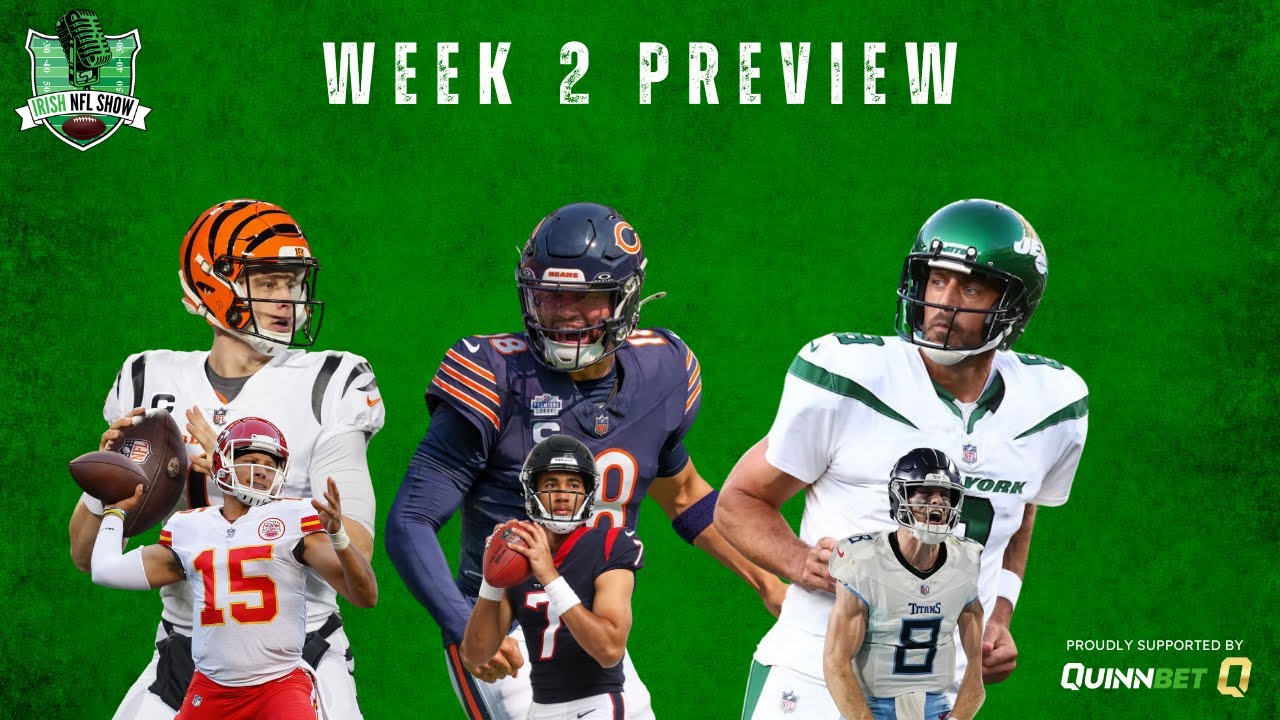 NFL LIVE Week 2 Preview - We discuss the action packed slate of gamed ...