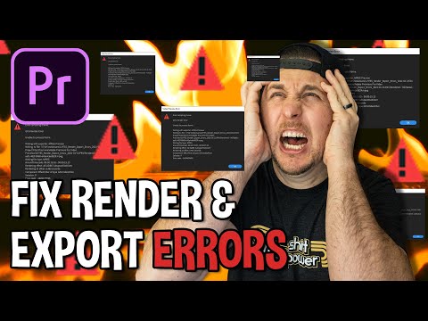 How To Fix Adobe Premiere Render and Export Errors (2023)
