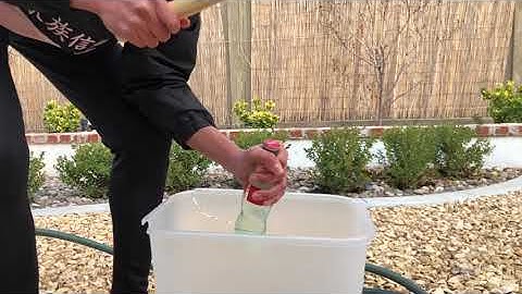 Pascals Principle Experiment - Coke Bottle Breaking -