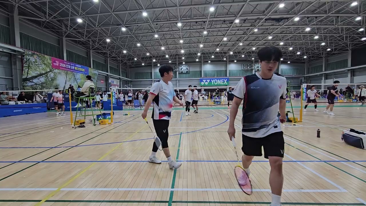2026 인제오픈배 배드민턴대회 남복 30대 A조 세번째(뭉민턴,영진)