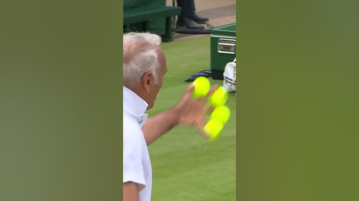 The Mansour Bahrami trick serve™  #wimbledon #bahrami