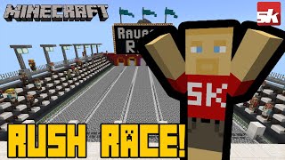 Minecraft RUSH RACE! Adventure Map | Beating Mojang at Rush Race