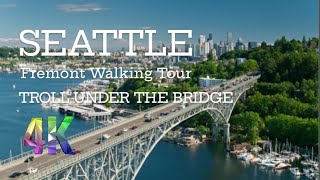 EXPRORING THE FASCINATING LEGEND OF THE TROLL UNDER FREMONT BRIDGE IN A HIGHLIGHTS WALKING TOUR | 4K