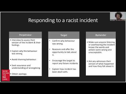 How to deal with a racist incident within sports | @WRUOfficial  | @showracismtheredcard