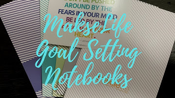 MakseLife Goal Setting Companion Notebooks