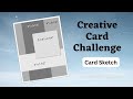 Easy Card Sketch Challenge for All Levels: Boost Your Cardmaking Skills Today!