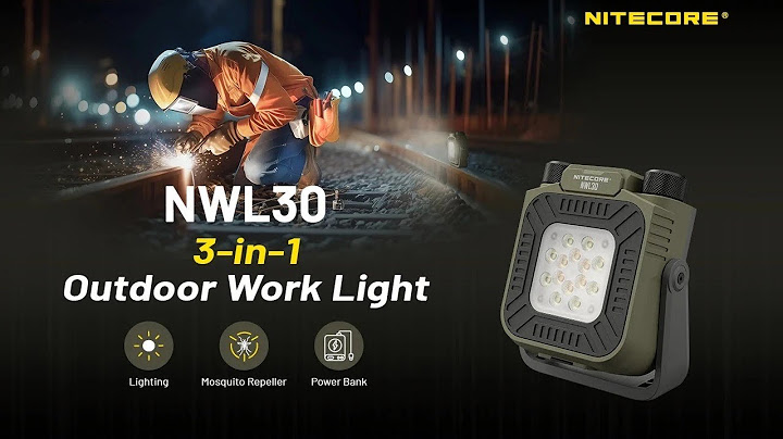 Nitecore NWL30 3-in-1 Outdoor Work Light 3000 lumen !