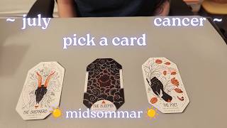 asmr tarot☀️summer solstice timeless tarot reading for july & cancer season | no talking asmr