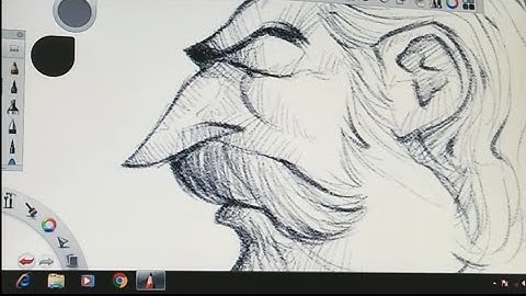 Autodesk sketchbook pro face drawing timelapse.