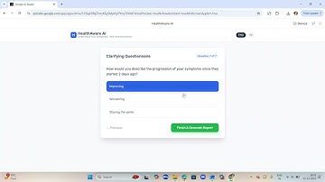 HealthAware AI — Understand Your Symptoms. Take Informed Action Demo | Vibe Coding with Gemini 3 Pro