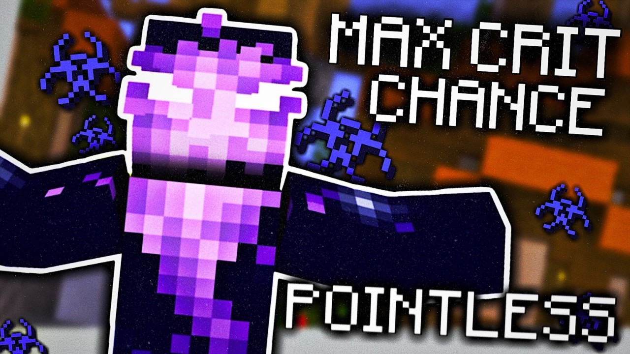 Максимальный шанс критического удара — самая бесполезная характеристика... (Hypixel Skyblock)