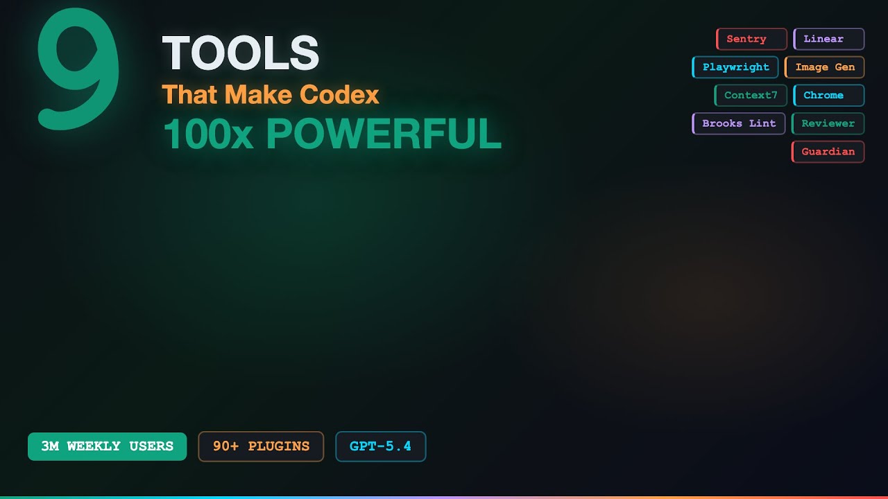 9 Tools That Make Codex 100x More Powerful (OpenAI Plugins Deep Dive ...