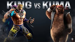 KING 🤴 VS KUMA 🐻|| TEKKEN 8🔥|| BATTLE||