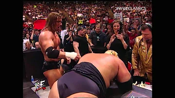 Triple H vs. Rikishi - WWE Championship Match SmackDown, Jan. 4, 2000