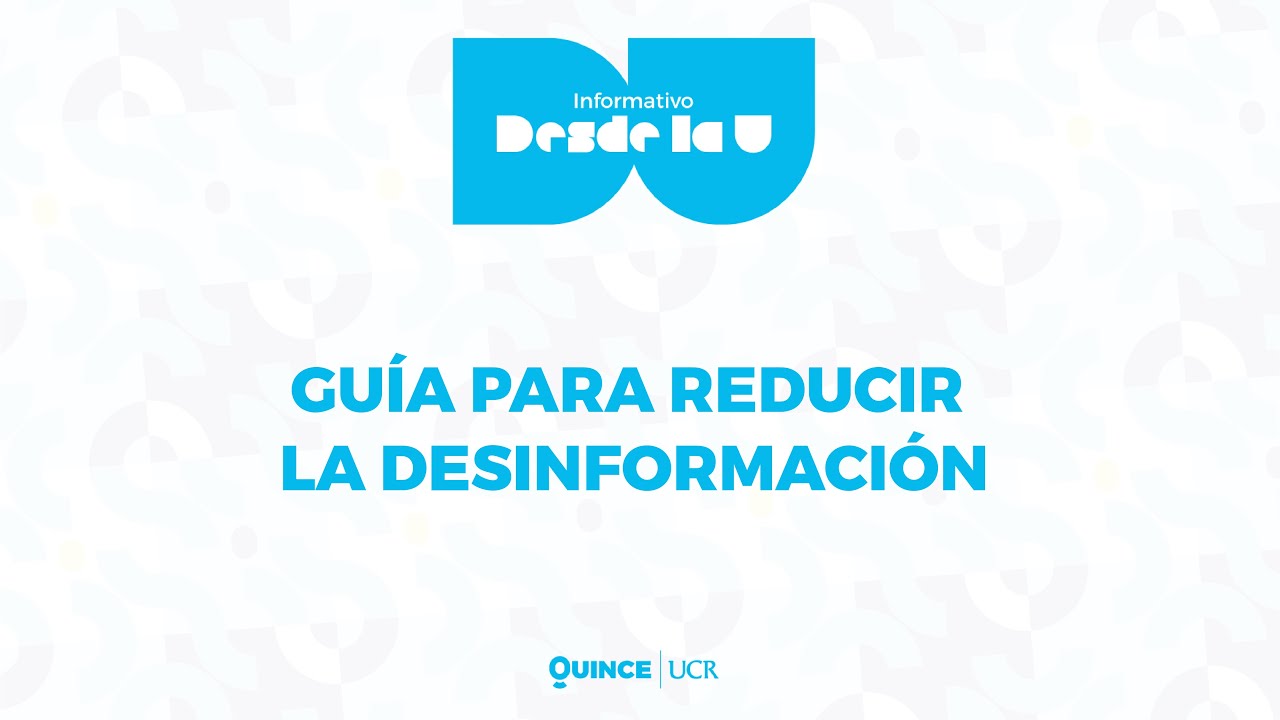 Reducir la desinformación - un arma con un gran poder que influye en la opinión pública - es el &hellip;