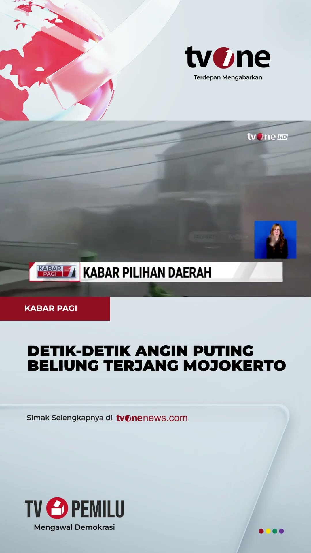 Angin Puting Beliung di Mojokerto Sebabkan Pohon Tumbang dan Rusak Warung | tvOne