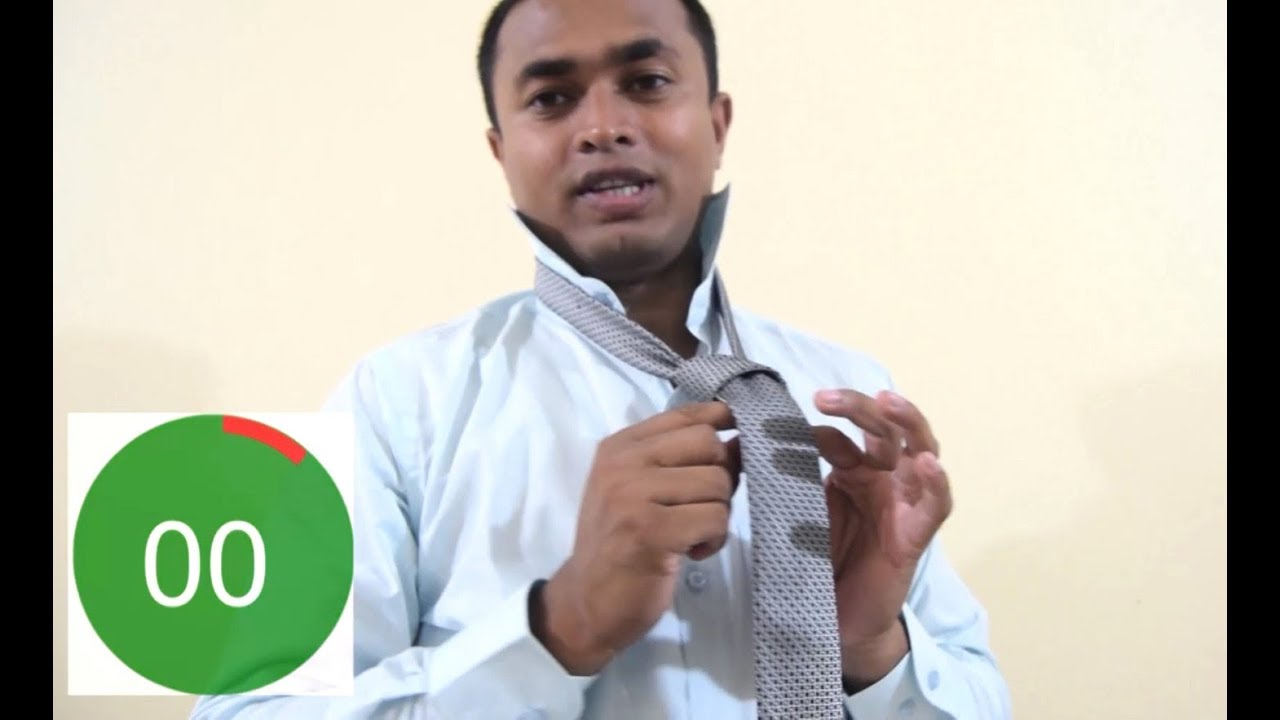 Tie a Tie Less Than 5 Seconds. How to Tie Your Tie in Less Than 5