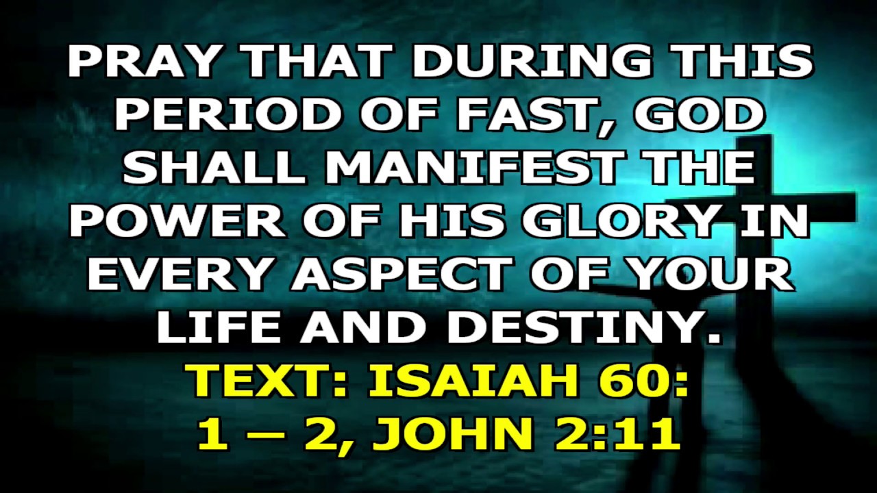 CONSTANT PRAYER || BISHOP JAMES SAAH