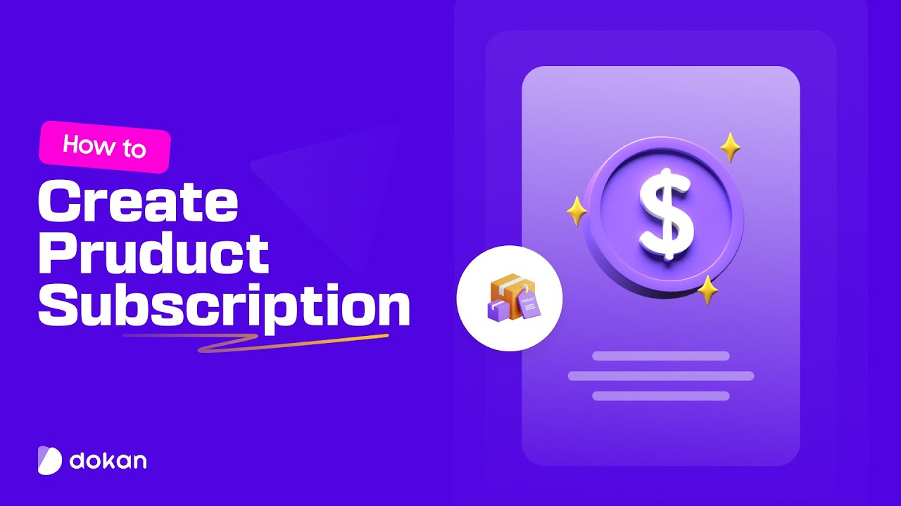How to Enable Subscription Services for Vendors in Dokan - YouTube
