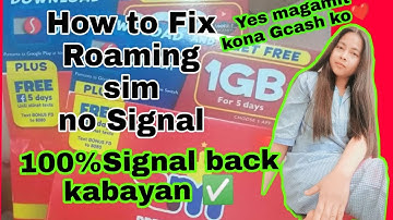 How to Fix Roaming Number Signal Abroad #Roamingsimcard