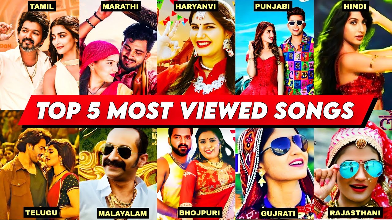 top-5-most-viewed-songs-of-each-language-hindi-marathi-tamil-telugu