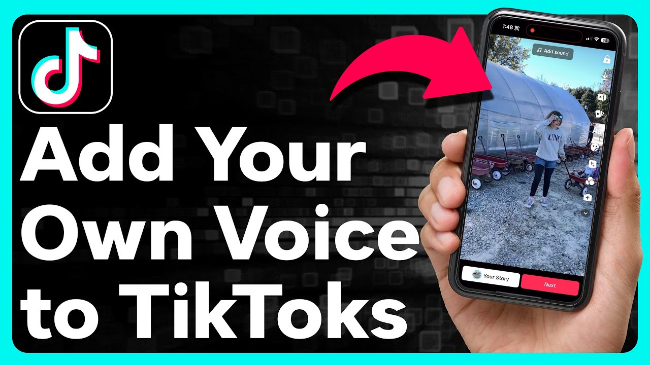 How To Add Your Own Voice To TikTok Video - YouTube