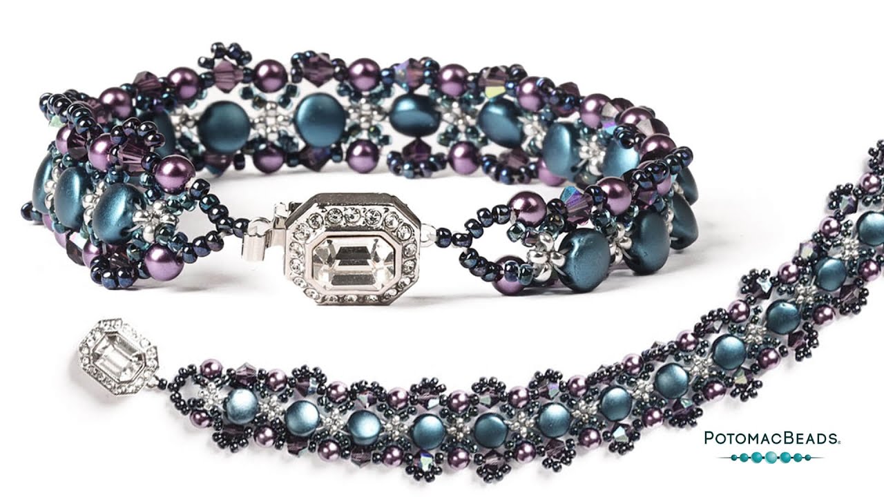 Victorian Pathway Bracelet - DIY Jewelry Making Tutorial by PotomacBeads