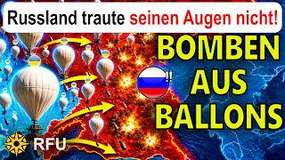 Historischer Angriff: Ukraine wirft erstmals Bomben aus Ballons auf russische Stellungen ab