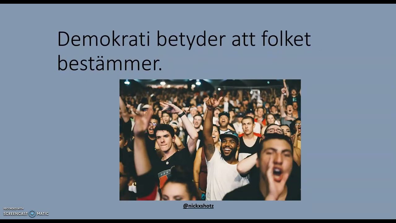 sfigunilla DEMOKRATI OCH VAL Kurs B+