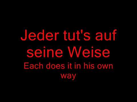 rammstein-Reise, Reise lyrics and english translation