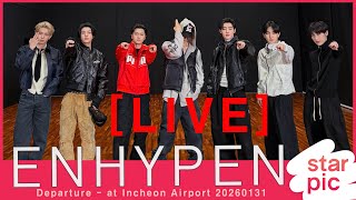 Download Lagu [LIVE]  ENHYPEN Departure - at Incheon Airport 20260131 MP3