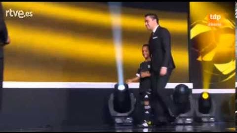 Falcao en el 11 ideal de la FIFA 2012, Gala del Balon de Oro