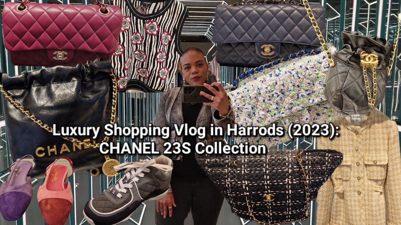 Luxury Shopping Vlog in Harrods (2023): CHANEL 23S Collection