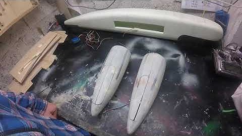 Building semi scale RC B-25  Part 3: Motor nacelles