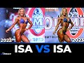 Isa vs isa  20222023 wellness olympia physique comparison