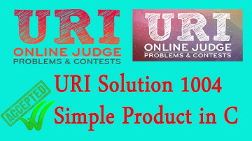 URI Online Judge 1004 Problem Solution in C Programming -  Video