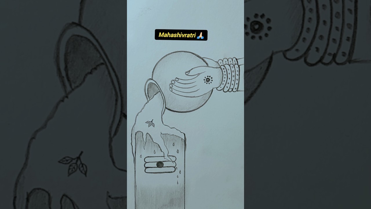 Mata Parwati Giving Watar To Shivling ☀️