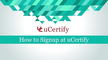 How to Sign up at uCertify